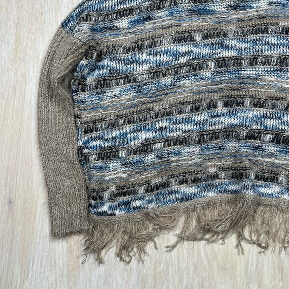 Sunday In Brooklyn Boho Chic Oversized Chunky Knit Cowl Pullover Sweater Small - Picture 13 of 15